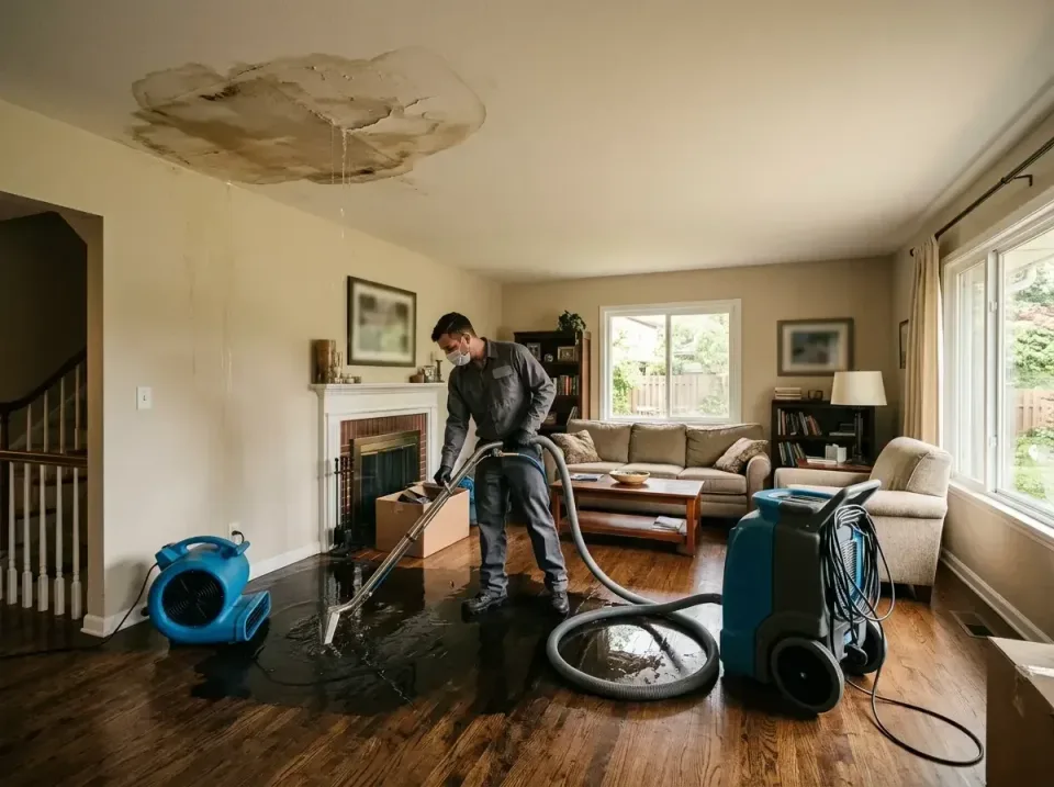 attic-pipe-burst-ceiling-drip-008 — frequently asked questions, Water Damage Restoration & Carpet Care in North Shore, VA